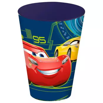 Стакан 430мл тачки 3 пластик 265164