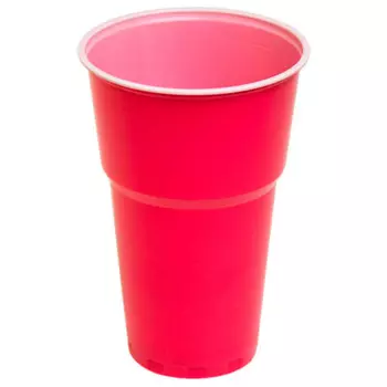 Стакан 500 мл 5 шт малиновый