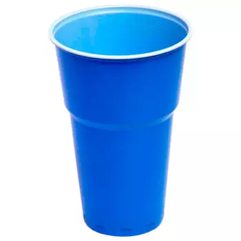 Стакан 500 мл 5 шт синий