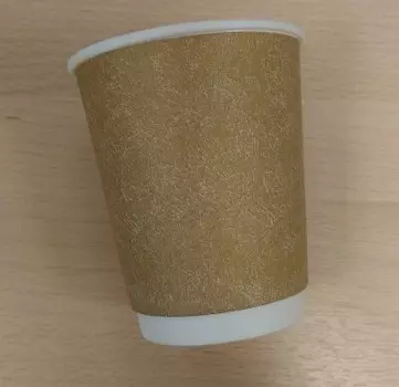 Стакан бумажный 250 мл 6 шт крафт для горячих напитков