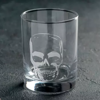 Стакан для виски 350 мл череп 4336573