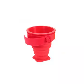 Стаканчик складной Bradex силиконовый красный tk 0434