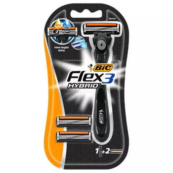 Станок Bic Flex 3 Hybrid с 2 кассетами