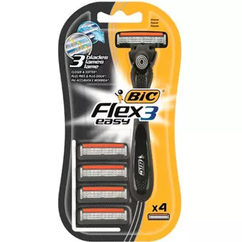 Станок Bic Flex 3 Hybrid с 4 кассетами