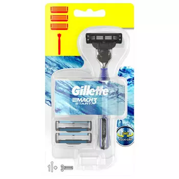 Станок Gillette Mach3 стар с 2 кассетами