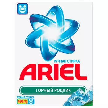 Стиральный порошок ариэль 450 г ручная стирка горный родник