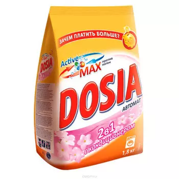 Стиральный порошок Dosia 1.8кг с кондиционером 2в1