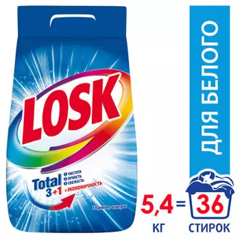 Стиральный порошок лоск 5.4 кг автомат горное озеро