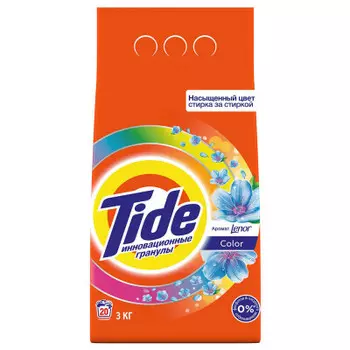 Стиральный порошок тайд 3 кг автомат абсолют+ленор колор
