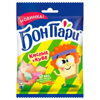 Суфле БонПари 65г кислые в кубе