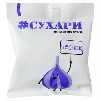 Сухари авертон 100 г чеснок