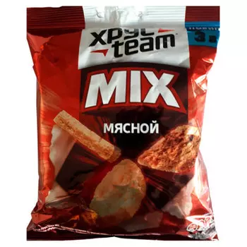 Сухарики Хрусteam микс 100г мясной