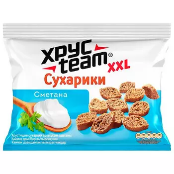 Сухарики хрустим 130 г сметана