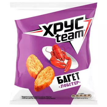 Сухарики хрустим багет 45 г лобстер