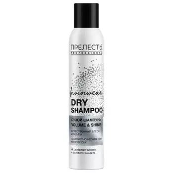 Сухой шампунь прелесть профессионал инвизивеа 200мл объем и блеск
