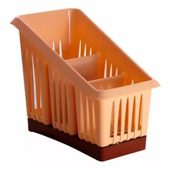 Сушилка для столовых приборов 3х-секционная лилия пц1564