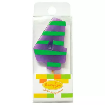 Свеча 5см цифра-мини 4