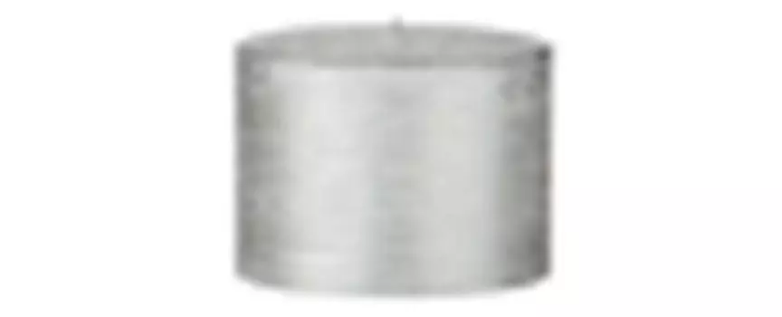 Свеча 8*7 см адпал серебрянная 348-534