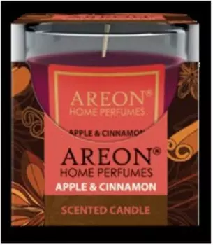 Свеча ароматическая 120 гр ареон яблоко и корица
