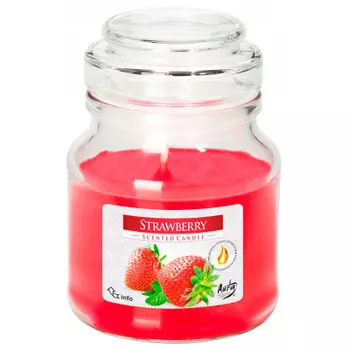 Свеча ароматическая нск клубника банка