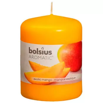 Свеча ароматическая столбик манго 80х60