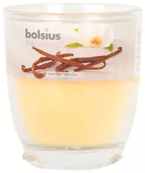 Свеча ароматическая в стакане ваниль 80х70