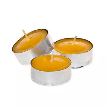 Свеча чайная в гильзе стоки