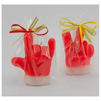 Свеча нг новогодний привет