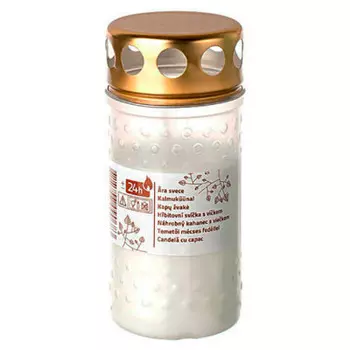 Свеча поминальная белая