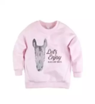 Свитшот для девочки мокко р. 86 розовый 198б-461