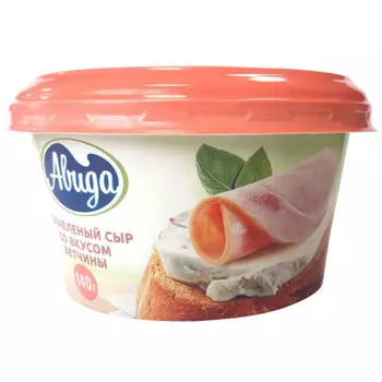 Сыр авида 140 г плавленый со вкусом ветчины