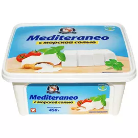 Сыр брынза 450 г 25% mediteraneo с морской солью