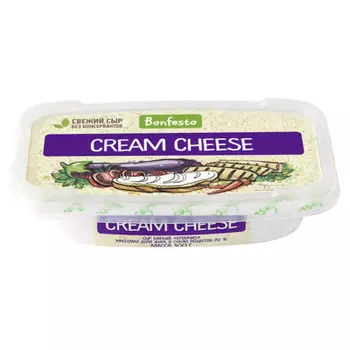 Сыр кремчиз бонфесто 100 г 70% мягкий