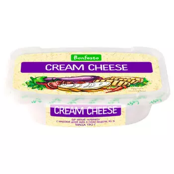 Сыр кремчиз бонфесто 170 г 70% мягкий