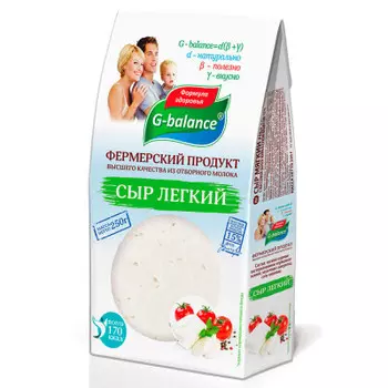 Сыр легкий 250 г 15% g-balance