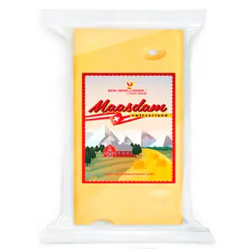 Сыр маасдам 180 г 48% швейцария