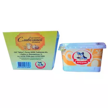 Сыр плавленный орбита 200 г 60% сливочный ванночка