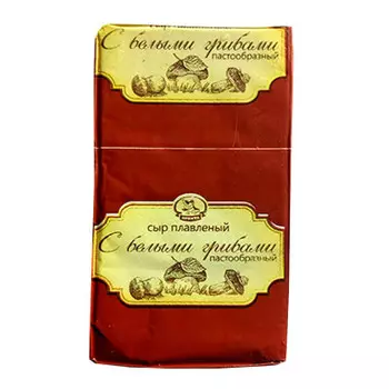 Сыр плавленный орбита 50 г с белыми грибами брикет