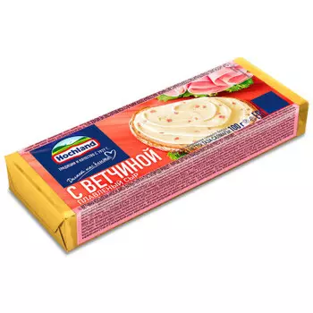 Сыр хохланд 100 г плавленый с ветчиной