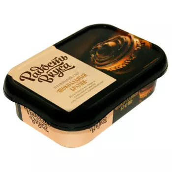 Сыр плавленый радость вкуса 180 г 30% шоколадный брауни