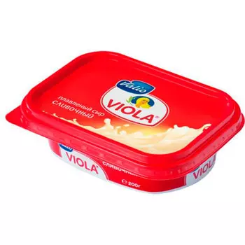 Сыр плавленый виола 200 г сливочный ванночка