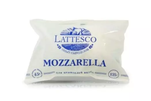 Сыр русская моцарелла латтеско 125 г 45%