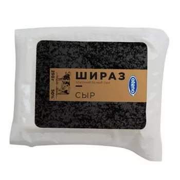Сыр шираз 250 г 50% в/уп атена