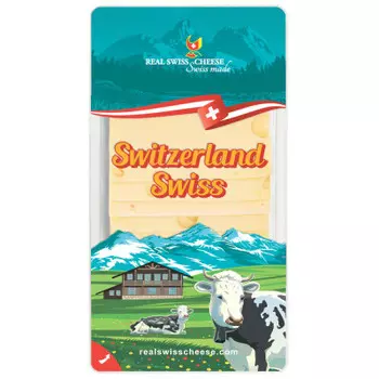 Сыр швейцария свисс 125 г 48% нарезка швейцария