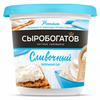 Сыр сыробогатов 140 г 65% творожный сливочный стаканчик