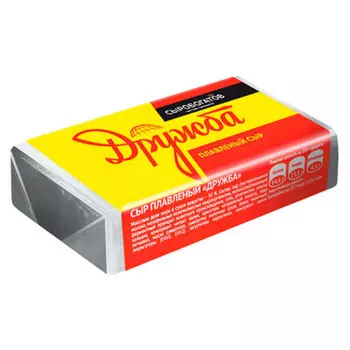 Сыр сыробогатов 80 г 50% дружба плавленый