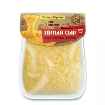 Сыр золото европы 300 г тертый