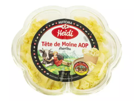 Сыр тет де муан 95 г 53% розочки швейцария