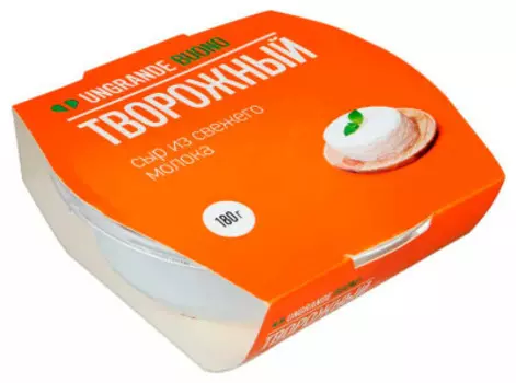Сыр творожный буоно 180 г 65% унагранде