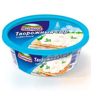 Сыр хохланд 140 г творожный сливочный